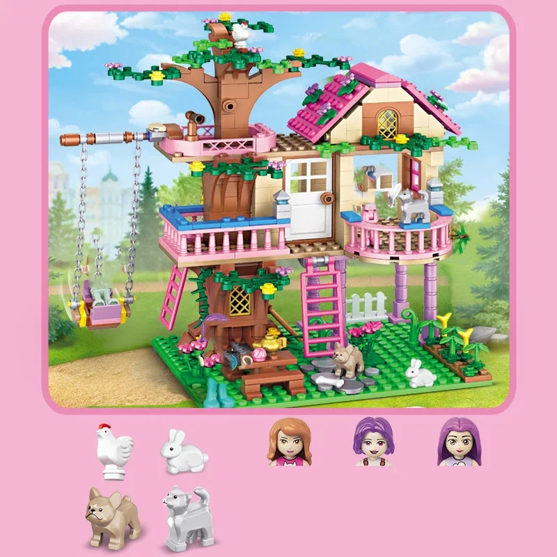 Friends City Tree House Set Bl - Bonsai Garden Ideas ulasan dan harga
