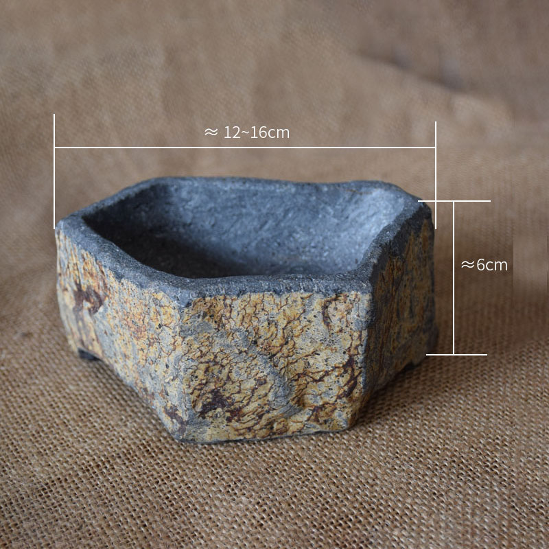Pot Bunga Batu Alam Basalt Bua - Bonsai Garden Indoor ulasan dan harga
