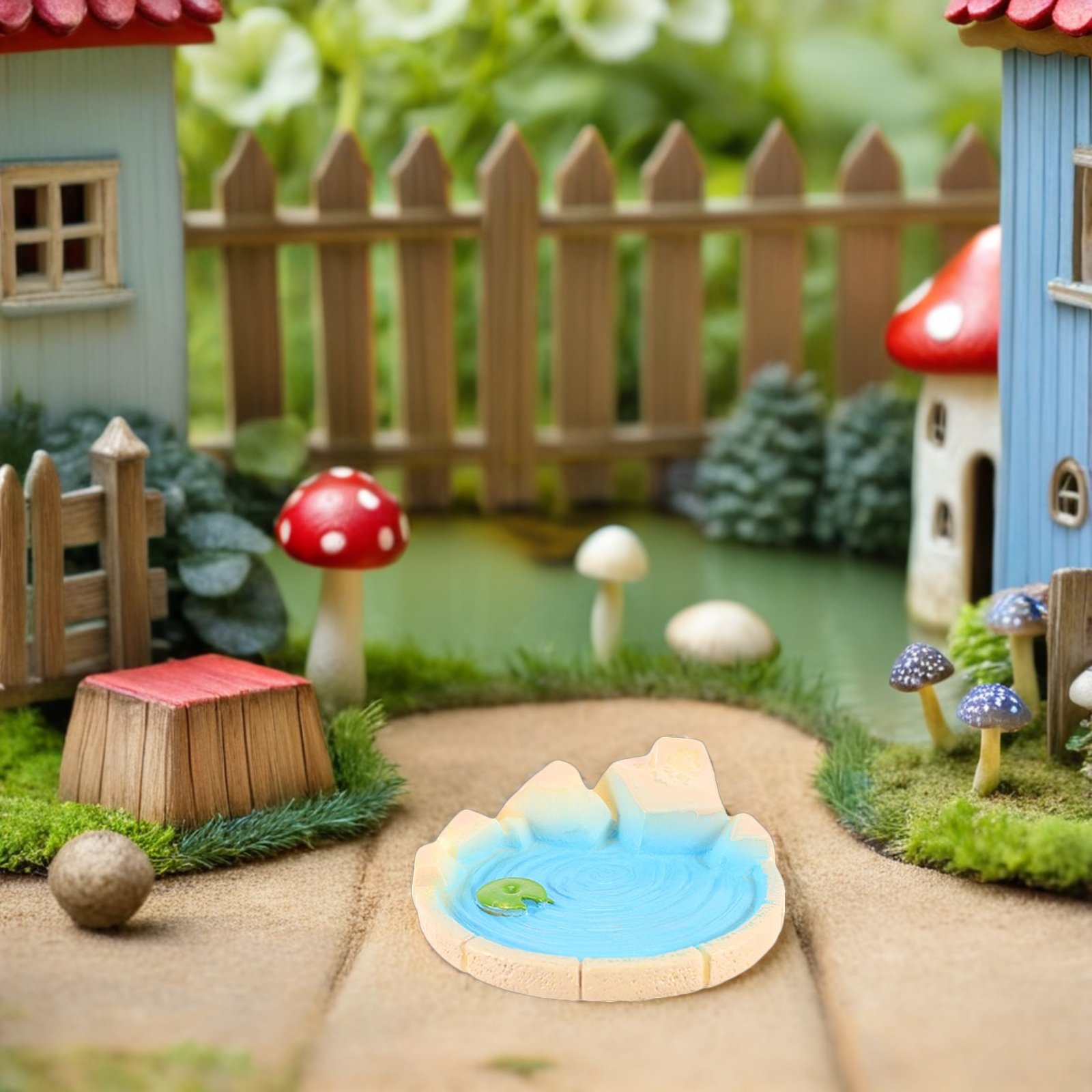 4Pcs Dekorasi Kolam Miniatur R - Bonsai Garden Set Up ulasan dan harga