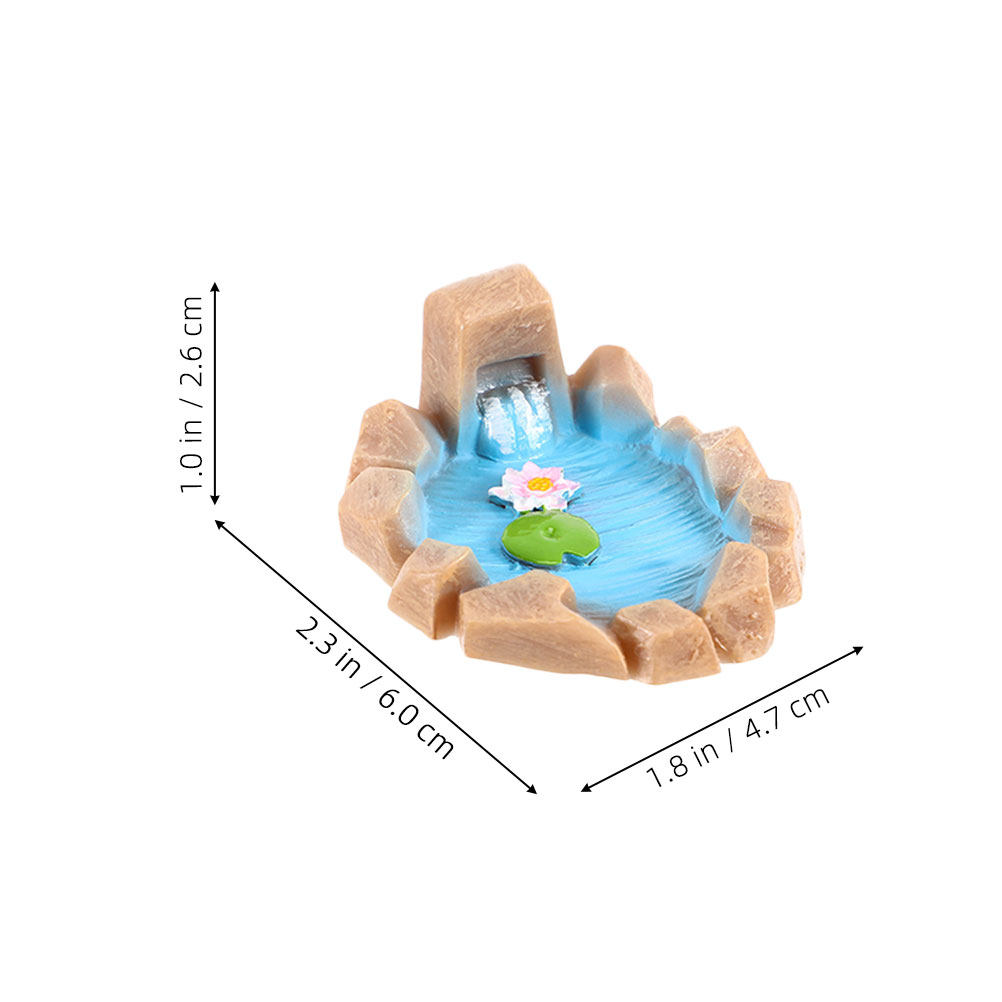 4Pcs Dekorasi Kolam Miniatur R - Bonsai Garden Set Up ulasan dan harga