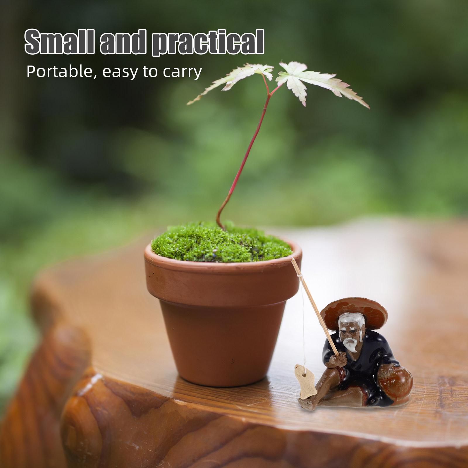 2 Buah Dekorasi Lanskap Miniat - Bonsai Garden Set Up ulasan dan harga