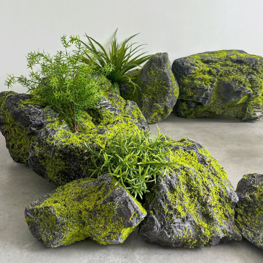 Batu Lumut Buatan untuk Lanska - Bonsai Garden With Pond ulasan dan harga