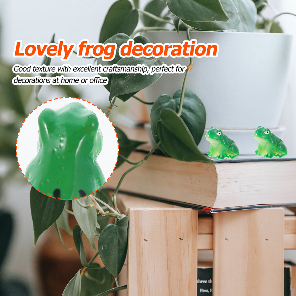 25 Buah Patung Katak Lucu Mini - Bonsai Garden With Pond ulasan dan harga