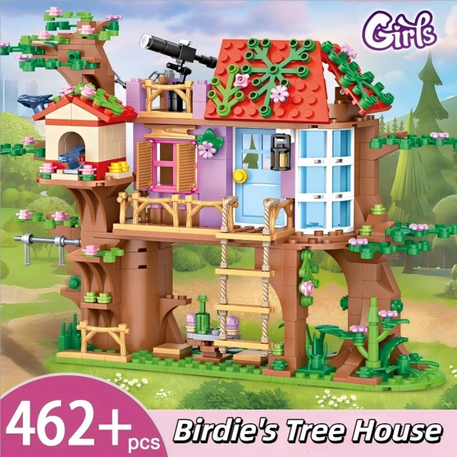462pcs Set Blok Bangunan Rumah - Bonsai Garden Ideas ulasan dan harga
