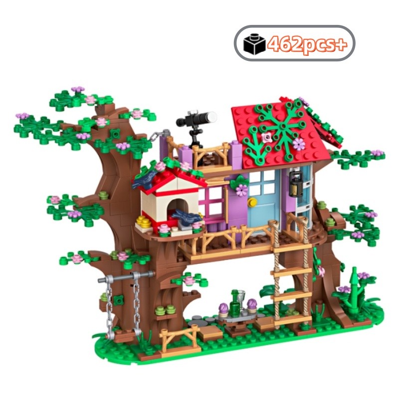 462pcs Set Blok Bangunan Rumah - Bonsai Garden Ideas ulasan dan harga