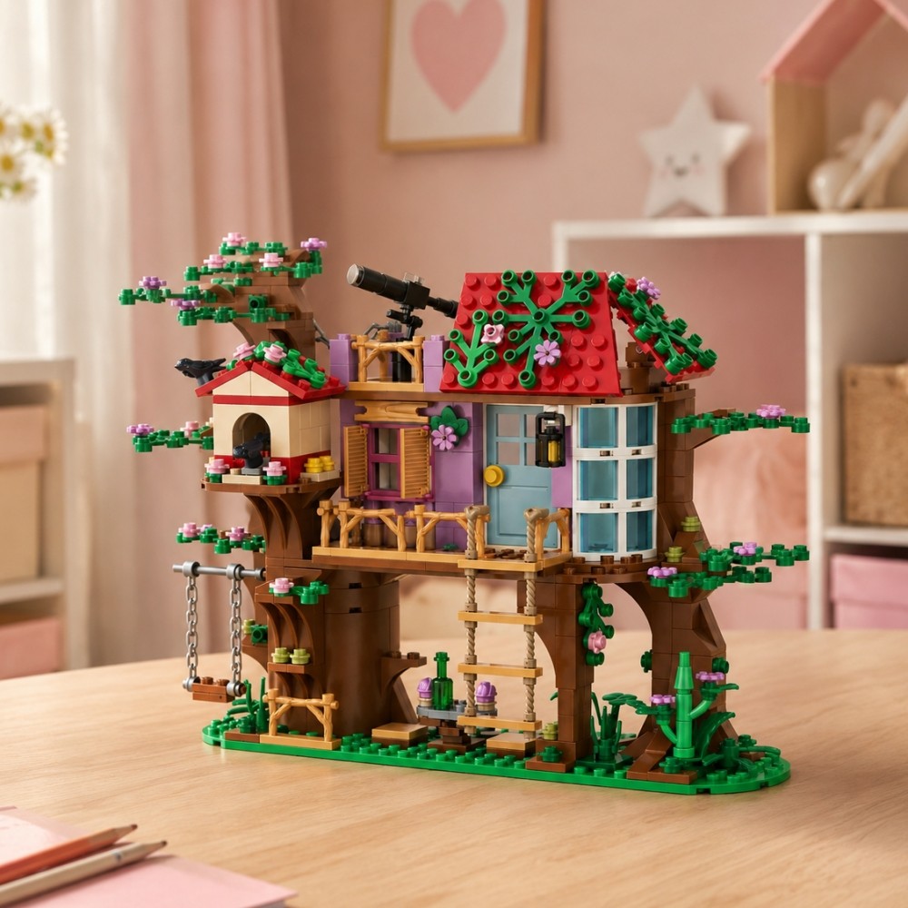 462pcs Set Blok Bangunan Rumah - Bonsai Garden Ideas ulasan dan harga