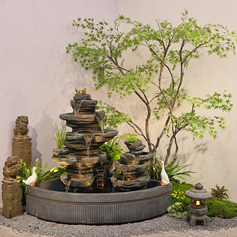 Lanskap air kolam ikan taman,  - Bonsai Garden With Pond ulasan dan harga