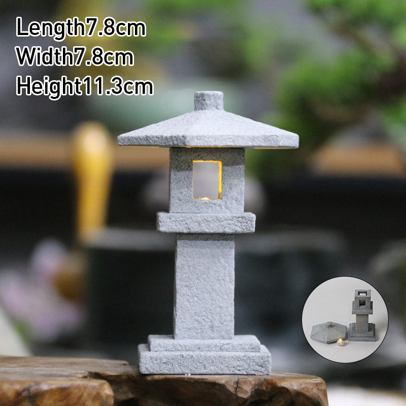 Ornamen Menara Paviliun Batu P - Bonsai Garden In Japan ulasan dan harga