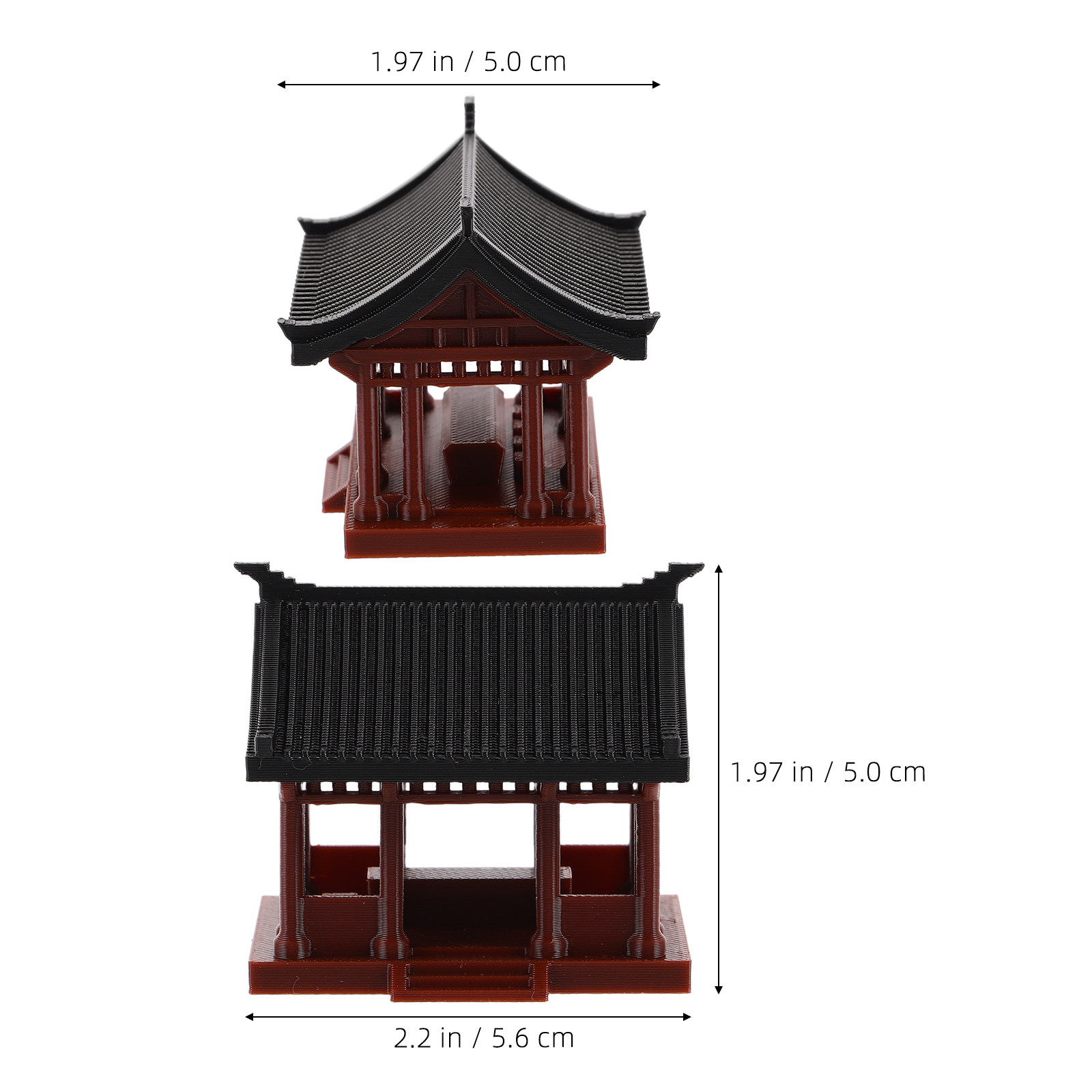 Patung Paviliun Asia, Ornamen  - Bonsai Garden Set Up ulasan dan harga