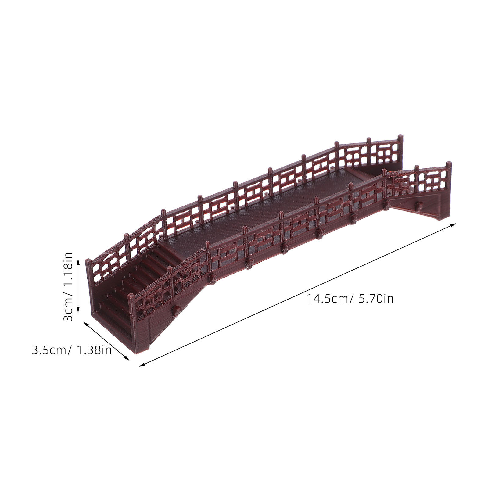 Ornamen Jembatan Lengkung Mini - Bonsai Garden Set Up ulasan dan harga