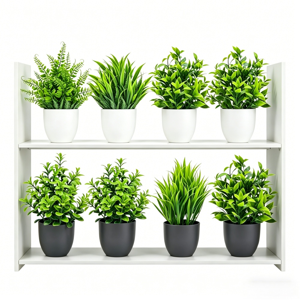 4 Buah/Set Tanaman Buatan Mini - Bonsai Garden Indoor ulasan dan harga