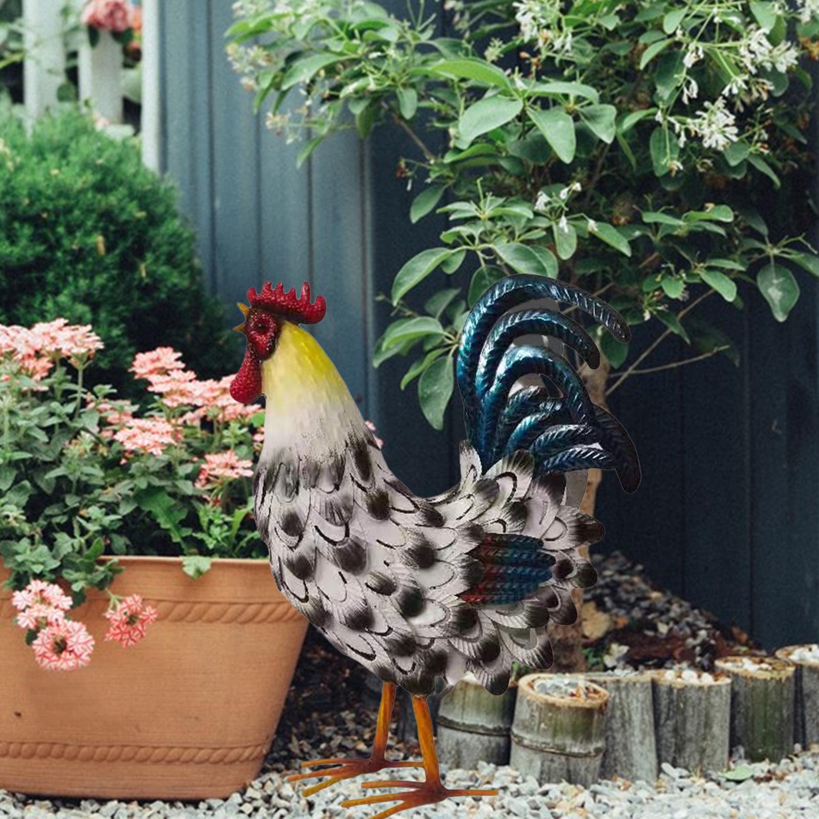 Patung Ayam Logam Dekorasi Kan - Bonsai Garden Ideas ulasan dan harga