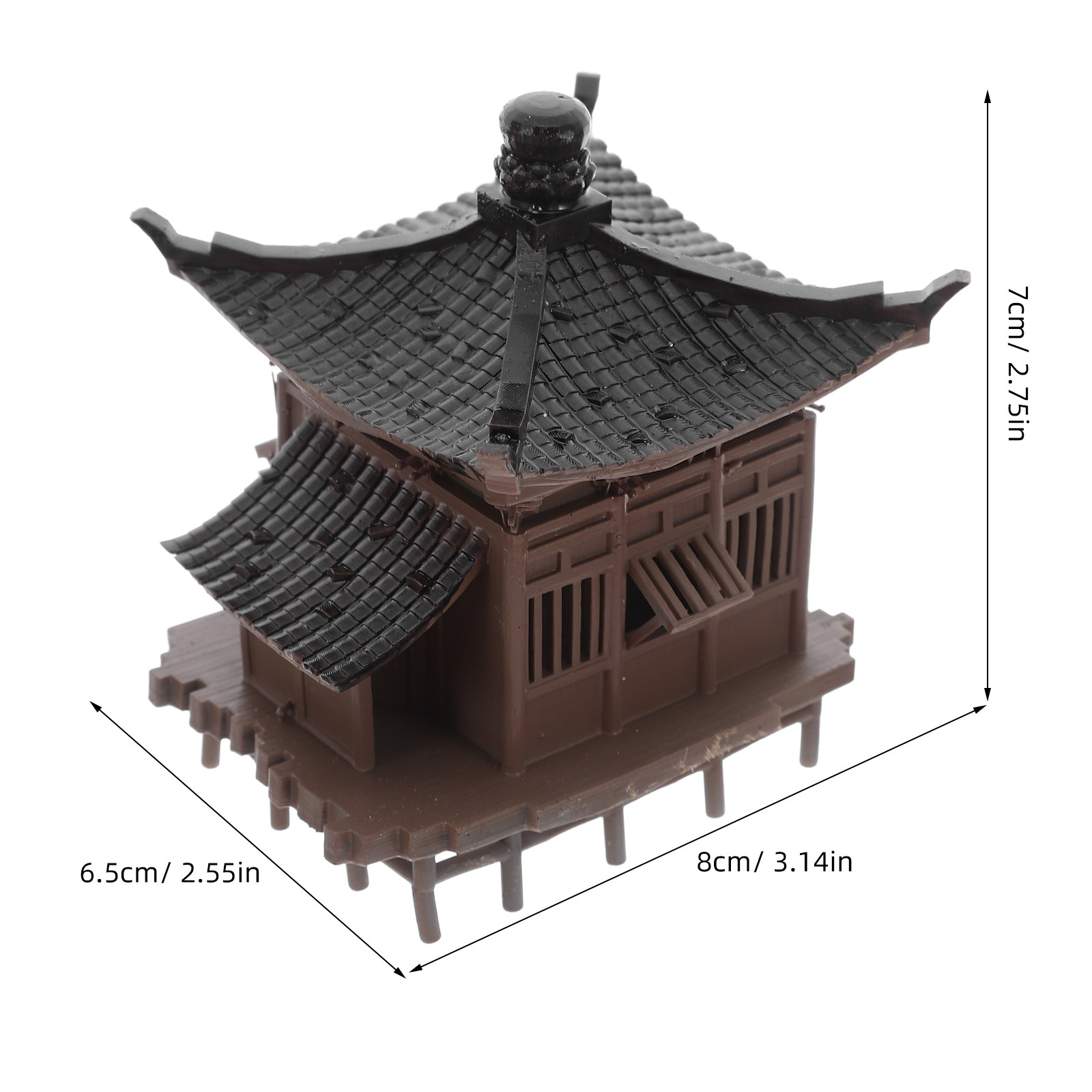Ornamen Paviliun Asia Mini unt - Bonsai Garden Set Up ulasan dan harga